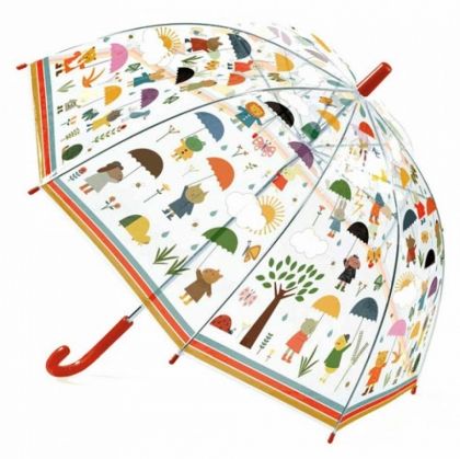 djeco, детски, чадър, под, дъжда, дъжд,  игра, игри, играчка, играчки