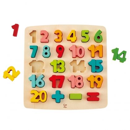 hape, дървен, пъзел, числа, цифри, знаци, събиране, изваждане, математика. игра, игри, играчка, играчки