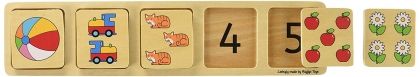 bigjigs, дървен образователен пъзел, повдигни и свържи цифрите, образователен пъзел, дървен пъзел, математика, броене, цифри, пъзел с цифри, картинки, пъзел, пъзели, puzzle, puzzles