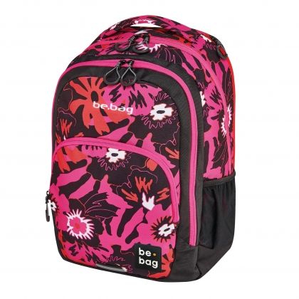 Herlitz, ученик, училище, ученическа раница, чанта,  розови цветя, ученическа чанта, раничка, раница, раници
