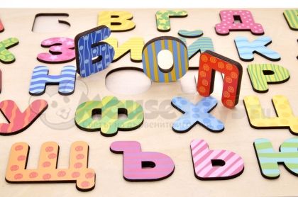 Goki - Дървен пъзел - Българската азбука