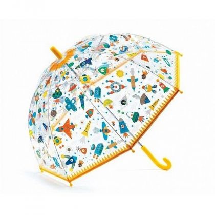 djeco, детски чадър, космос, чадър, дъжд, чадър за дъжд, чадър за дъждовно време