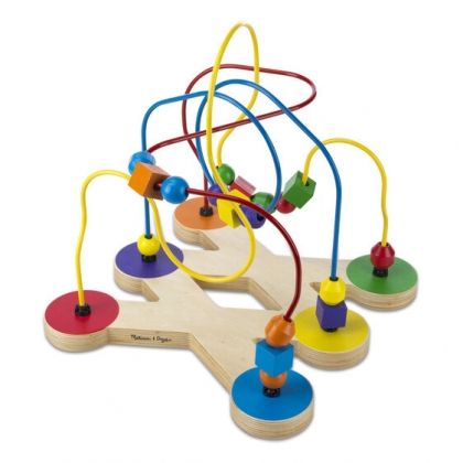 melissa & doug, дървен костер с цветни топчета, дървен костер с цветни мъниста, спирала с топчета, костер с топчета, костер, спирала, дървена играчка, игра, игри, играчка, играчки