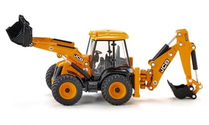 siku, Метална играчка, Багер JCB 4CX, багер, метален багер, багер играчка, JCB 4CX, игра, игри, играчка, играчки