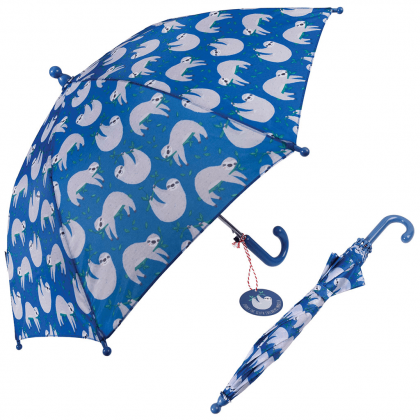 rex london, детски чадър, ленивецът сидни, чадър за деца, дъжд, дъждовно, чадър