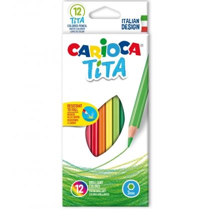 Carioca, творчески комплект моливи, 12 цвята, молив, моливи, детски моливи, молив за оцветяване, детски моливи за оцветяване, ученически моливи, ученик, ученици, училище 