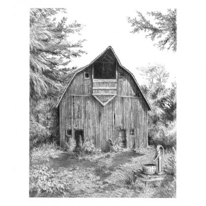 Royal&Langnickel, творчески комплект за графика, стара къща, графика, моливи, рисуване с моливи 