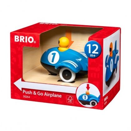 BRIO - Играчка за бутане - Самолет
