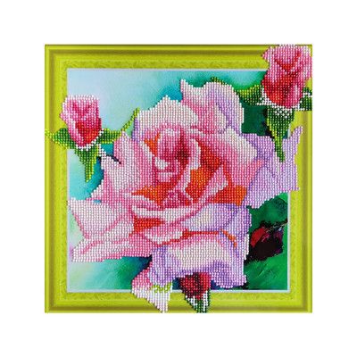 Collection D`art - Картина с частична диамантена мозайка - Роза