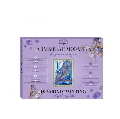 Collection D`art - Диамантено пано с обли кристали - Кристална Сова