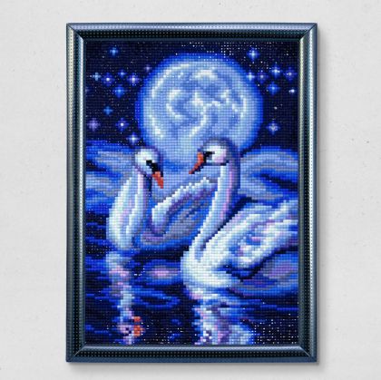 Collection D`art - Диамантен гоблен - Лебеди