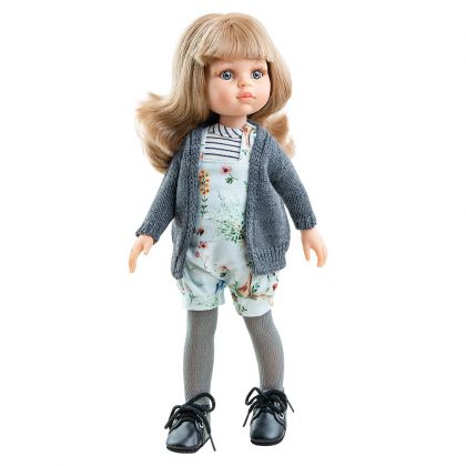 Paola Reina, кукла, кукли, игра с кукли, винилови кукли, винилова кукла, кукла от винил, кукли от винил, кукла Карла, кукла 32 см, кукли 32 см, продукти Paola Reina, кукли Paola Reina