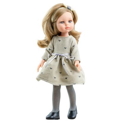 Paola Reina, кукла, кукли, детски кукли, игра с кукли, кукла от винил, кукли от винил, винилови кукли, винилова кукла, кукла Карла, кукла 32 см, кукли 32 см, продукти Paola Reina, кукли Paola Reina