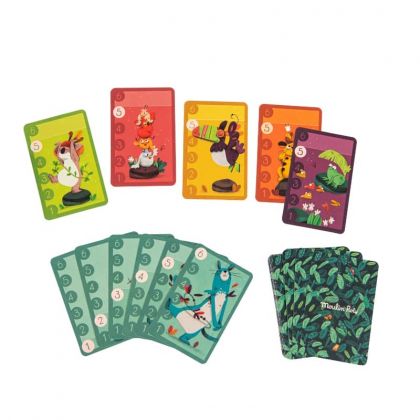 Moulin Roty - Забавна игра с карти - В джунглата 