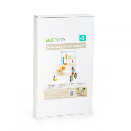 Ecotoys - Дървена работилница с инструменти 