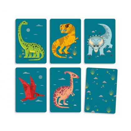 Djeco - Игра с карти - Динозаври 