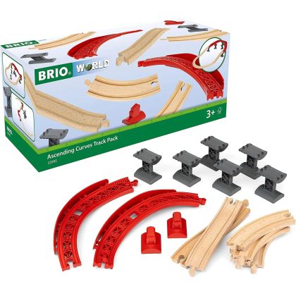 Brio, играчка, играчки, дървена играчка, дървен комплект с релси, комплект с релси, дървени релси, влакчета, дървени влакчета, игра с влакчета, продукти Brio, играчки Brio, дървени играчки Brio