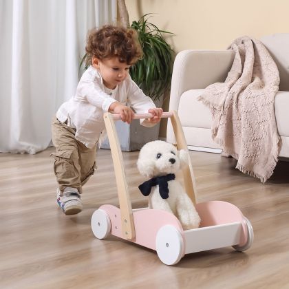 Viga - Детска количка за бутане - Розова 