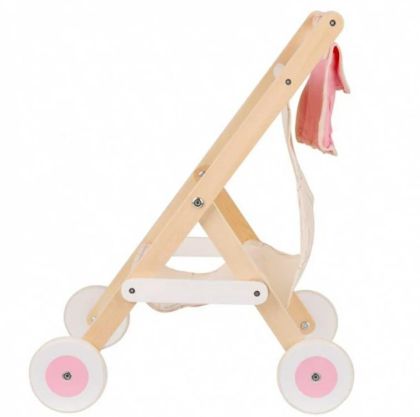 Classic World - Детска дървена количка за кукли 