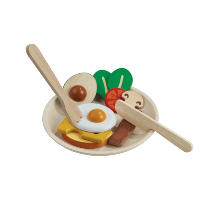 Детски дървен комплект - Направи закуска - PlanToys