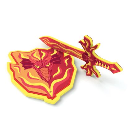 Детска играчка - Щитът на огнения дракон - Papo
