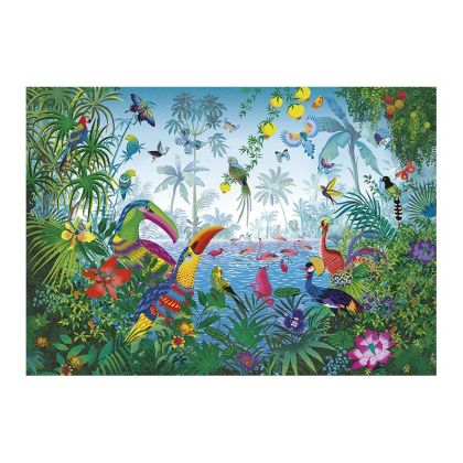 Пъзел 1000 части - Тропически градини по илюстрация на Peggy Nille - Sentosphere