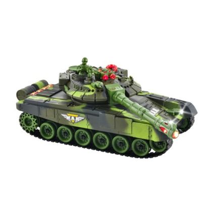 Зелен танк с дистанционно управление - Kruzzel
