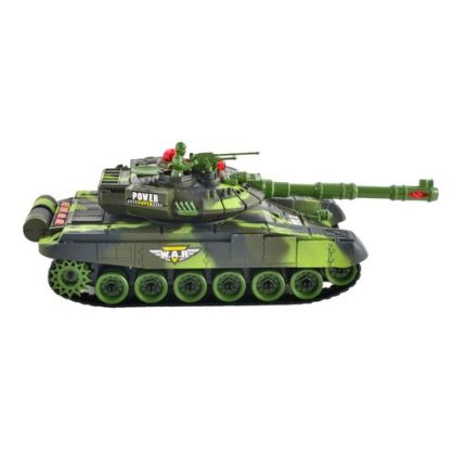 Зелен танк с дистанционно управление - Kruzzel