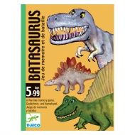 DJECO, Batasaurus, детски, карти, за игра, динозаври, мемо, игри, играчка, играчки