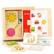 Goki, игра за памет, мемо игра,  дървена, кутия, играчка, играчки, игри, игра