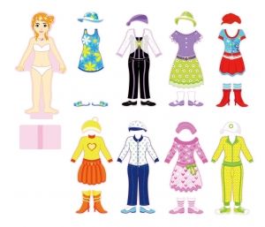 Viga, магнитна кукла от дърво, дървена магнитна кукла, магнитна кукла за обличане, дървена магнитна кукла за обличане, игра, игри, играчка, играчки