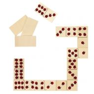 Goki, детско домино с калинки и цифри, дървено домино, игра домино, domino, играчка, играчки, игри, игра