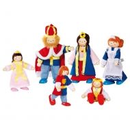 Goki, гъвкави, кукли, кралско, семейство,  крал, цар, царица, принцеса, принц, сестра, оръженосец, дворец, замък, дървени кукли семейство, играчка, играчки, игри, игра
