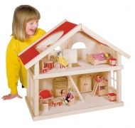 Goki, дървена къща за кукли на 2 етажа, дървена куклена къща, дървена къща за кукли, дървена кукленска къща, дървена къщичка за кукли, кукленска къща играчки, игри къща, играчка, играчки, игри, игра