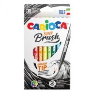 Carioca - Творчески комплект флумастери - 10 цвята 