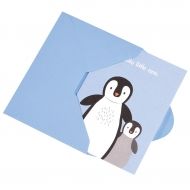 rex london, поздравителна картичка, здравей мъниче, пингвини, честита рожба, картичка