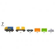 Brio, Товарен влак с три вагона, товарен влак, детско влакче, влак, влакче, детска играчка, детски играчки, игра, игри, играчка, играчки