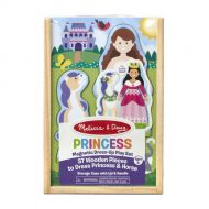 Melissa & Doug - Магнитен дървен комплект за обличане - Принцеса 