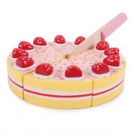 Bigjigs - Дървена торта с ягоди 