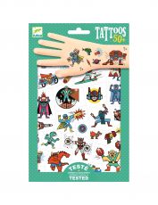 Djeco - Татуировки за деца - Герои срещу злодеи 