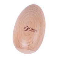 Дървен музикален инструмент - яйце шейкър - Classic World